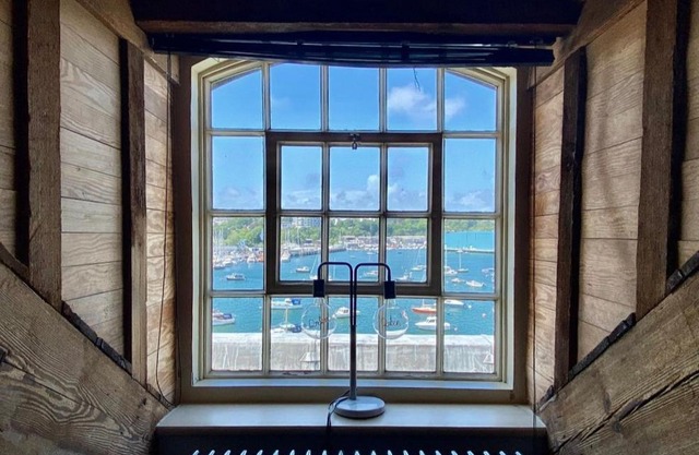 Sea views stylish penthouse in Royal William Yard.