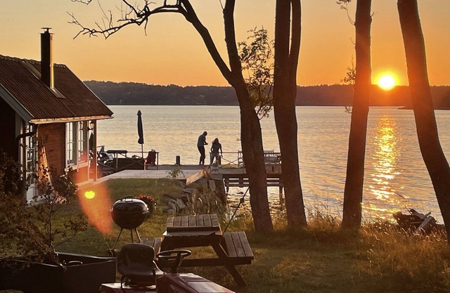 Seaside century house with beautiful sunset and big jetty with sauna