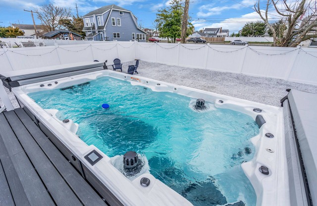 Seaside Heights Home- All Season Swim Spa with Bay Views & Game room!