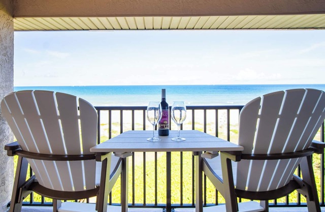 Seaside Serenity: Direct Oceanfront Views Right on the Beach & Breezy Spacious Private Balcony!