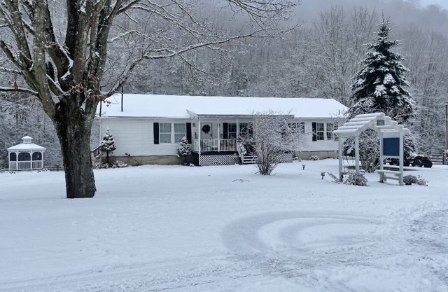 Secluded 3 bedroom home with creek in the back yard