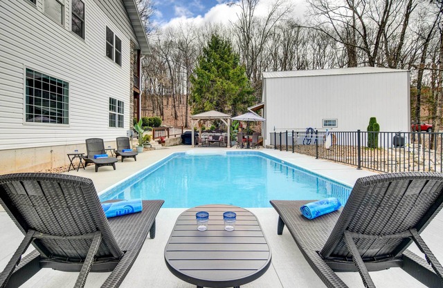 Secluded Branson Escape w/Pool & Game Room!