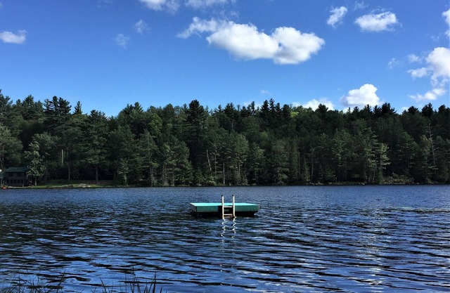 Secluded lakeside ADK home
