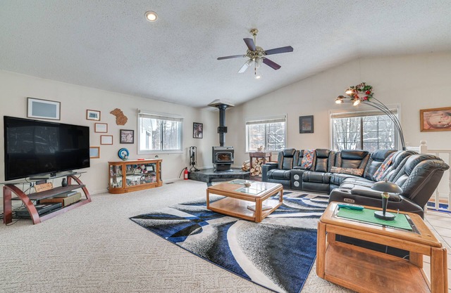 Secluded Mancelona Home w/Gas Grill!
