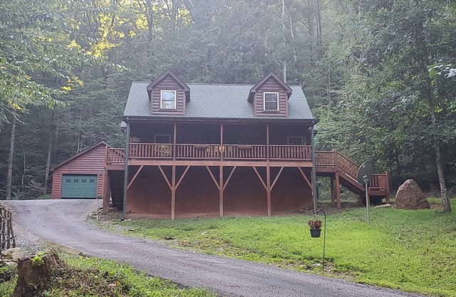 secluded mountain cabin