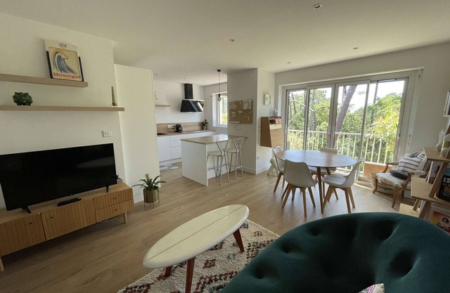 Seignosse, nice apartment, between lake and ocean, family 4 persons