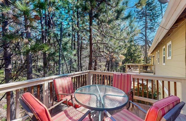 Serene river & mountain view retreat with hot tub, pool, AC, & patio