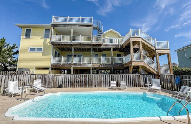 Seventh Heaven - 6 BR Oceanside Retreat w/Private Pool, Hot Tub, EV Charger