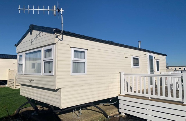 Six berth family caravan on West Sands, Selsey