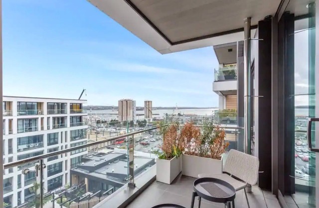 Sleek Modern Studio with Balcony by Zodiak Stays
