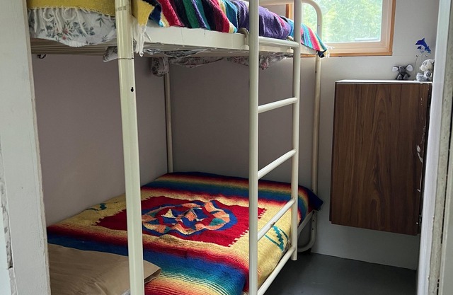 Sleeping Around Cabin!