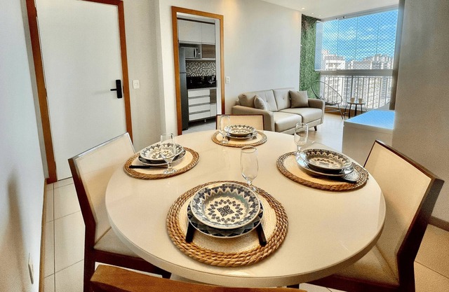 Sophisticated and strategic apartment in Itaparica Beach