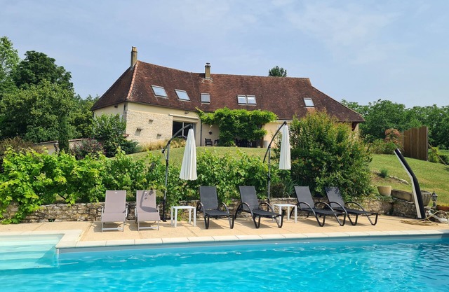 Spacious village house, with private pool and large garden