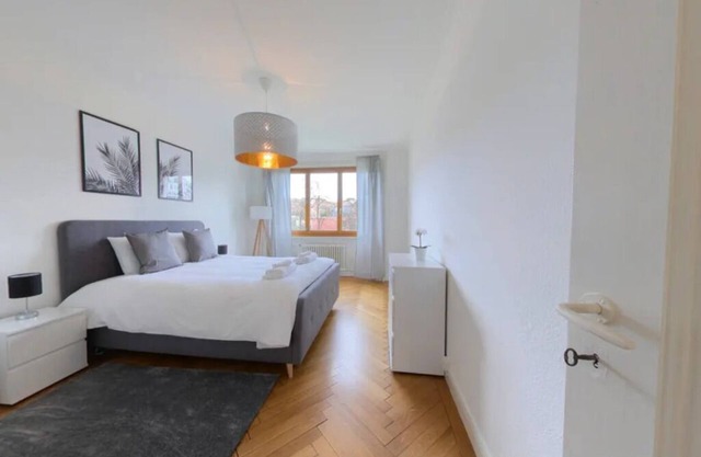 Spacious 1-Bedroom Apartment w/River Views & Balcony - Jonction District