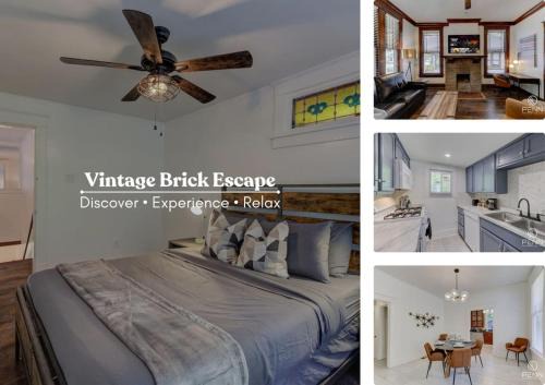 Spacious 3-in-1 Vintage Brick Escape