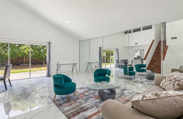 Spacious 3BR Villa in Miami with Fenced Backyard