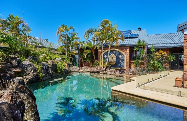 Spacious 4-Bedroom Waterfront Home With A Pool