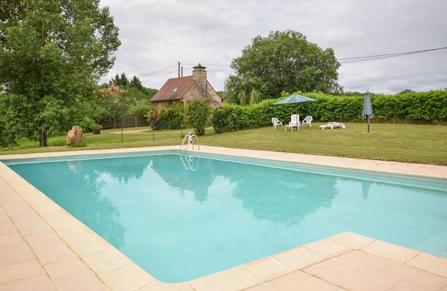 Spacious and beautifully situated gite with large pool and lots of privacy.