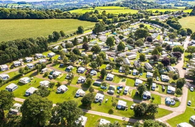 Spacious and luxurious 12ft-wide caravan with one double and two twin.