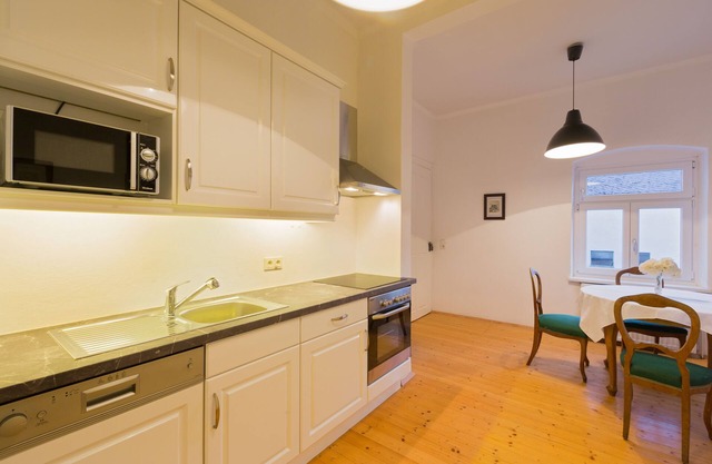 Spacious apartment consisting of 2 bedrooms with private bathrooms.