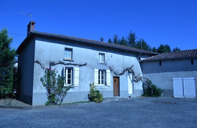 Spacious house with town view