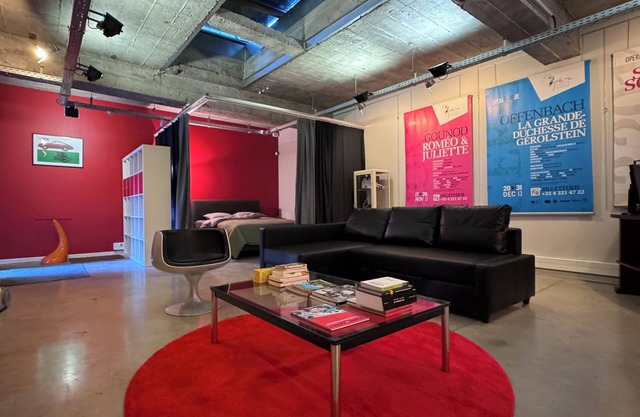 Spacious loft, private parking, courtyard and terrace. Pets welcome!
