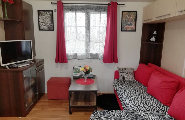 SPACIOUS MOBILE HOME 38 M2-AIR-CONDITIONED-2 BEDROOMS- WASHING MACHINE