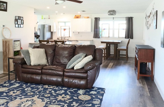 Spacious Retreat: Porch, Fenced Yard, Near Lake