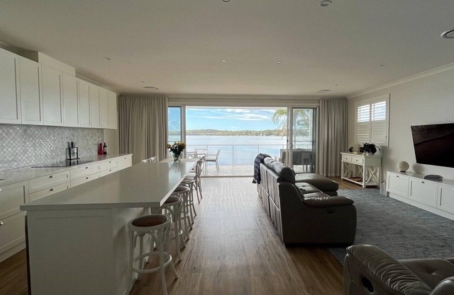 Sparkle by the Lake at this peaceful direct waterfront luxury homenSleeps 10