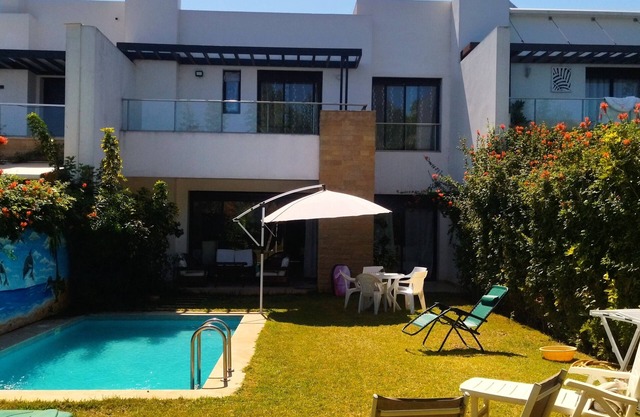 Splendid villa plage des nations. With golf access.