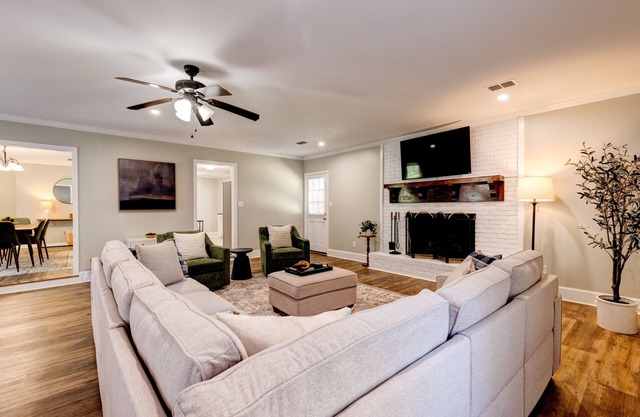 Sprawling Updated Ranch with Fireplace on Wimbledon