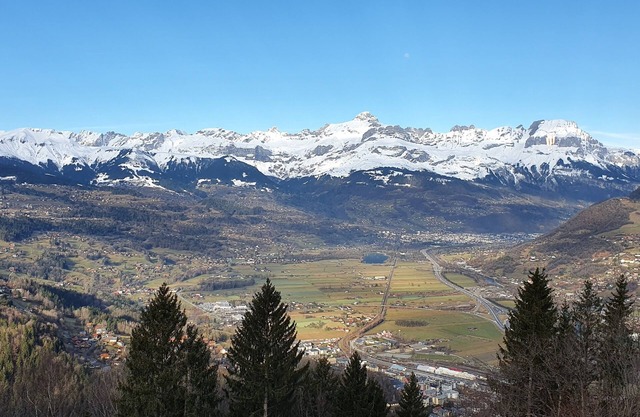 St Gervais les Bains, on the heights, magnificent view, apartment sleeps 12