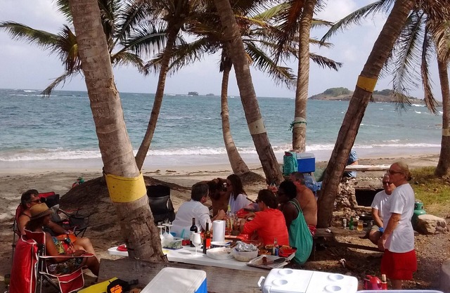 St Lucia is the base, North or South the destinations - subject to local rules