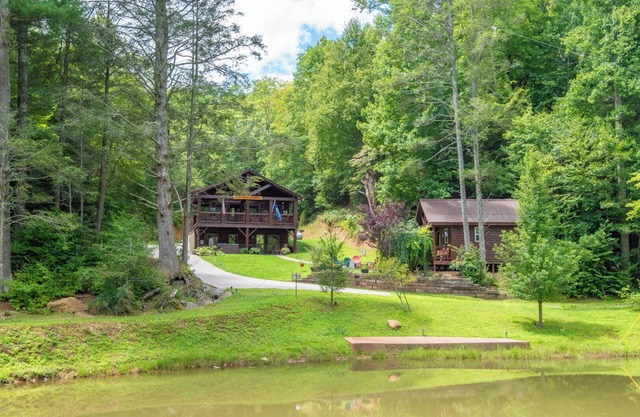 Stars, Stripes, & Serenity - Blue Ridge Parkway Cabin - Hot Tub - Fire Pit - Hiking