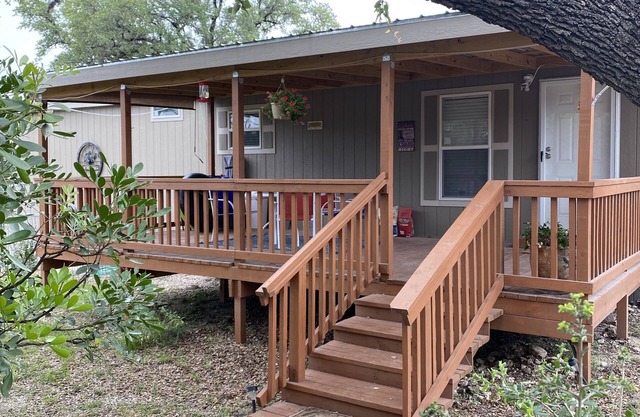 Steps from the Frio River, located just off 337 and a newly added cowboy pool.