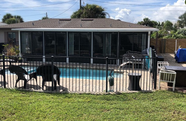 Steps from the beach. This Beach House is a comfy user friendly home.