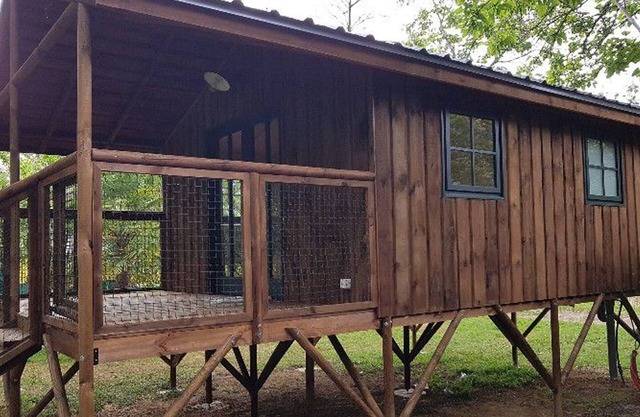 Stilt house with terrace for 2 guests