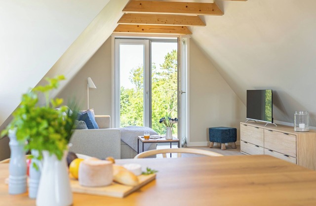 Stilvolle Wohnung mit Meerblick auf die Amrumer Odde in Adas Hüs in Norddorf