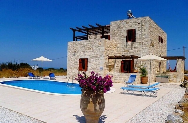 Stone Built Detached Air-Conditioned Villa With Private Pool & 1/2 Acre Of Land