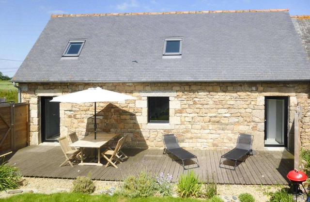 Stone House in Brittany near Sandy Beaches