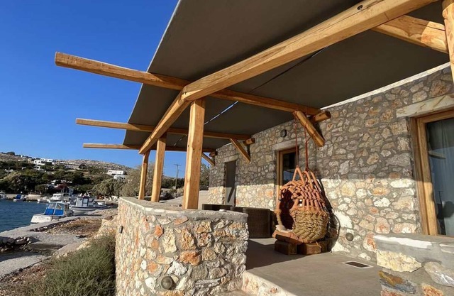 Stone house next to the Sea on Arki island