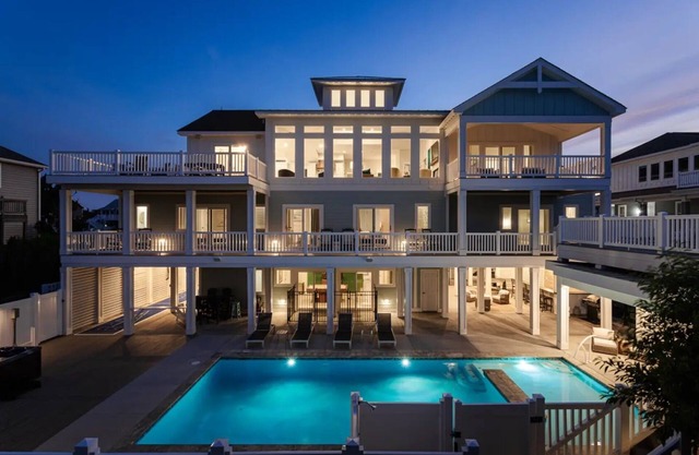 Stretch of Heaven J11059 - New Oceanfront - Private Pool w Direct Beach Access