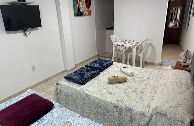 Studio apartment for 4 people in the center of São Lourenço! The most central part of the city!