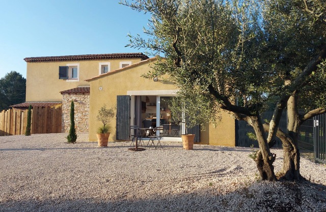 Studio surrounded by olive trees