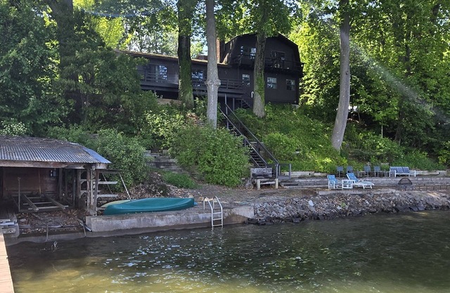 Stunning Large Waterfront Home on Sodus Bay w/Private Beach, Dock & In-Law Unit