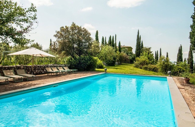 Stunning private villa for 16 guests with A/C, private pool, WIFI, TV, patio and panoramic view