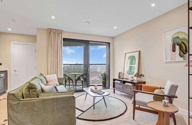 Stunning two bedroom apartment with a balcony