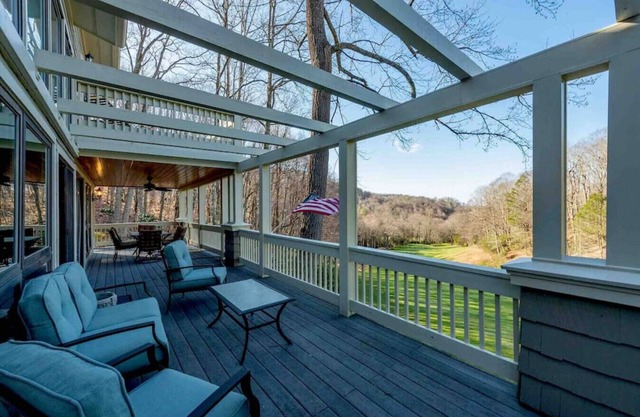 Stunning Views + GOLF | Gated Wolf Laurel MTN Home