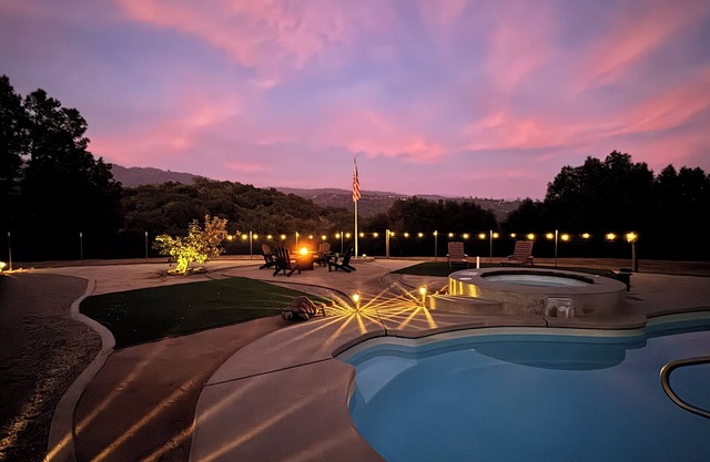 Stunning views w/pool, spa, fire pit, BBQ, & games