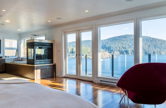 Stunning Waterfront Deep Cove Home w/Private Dock